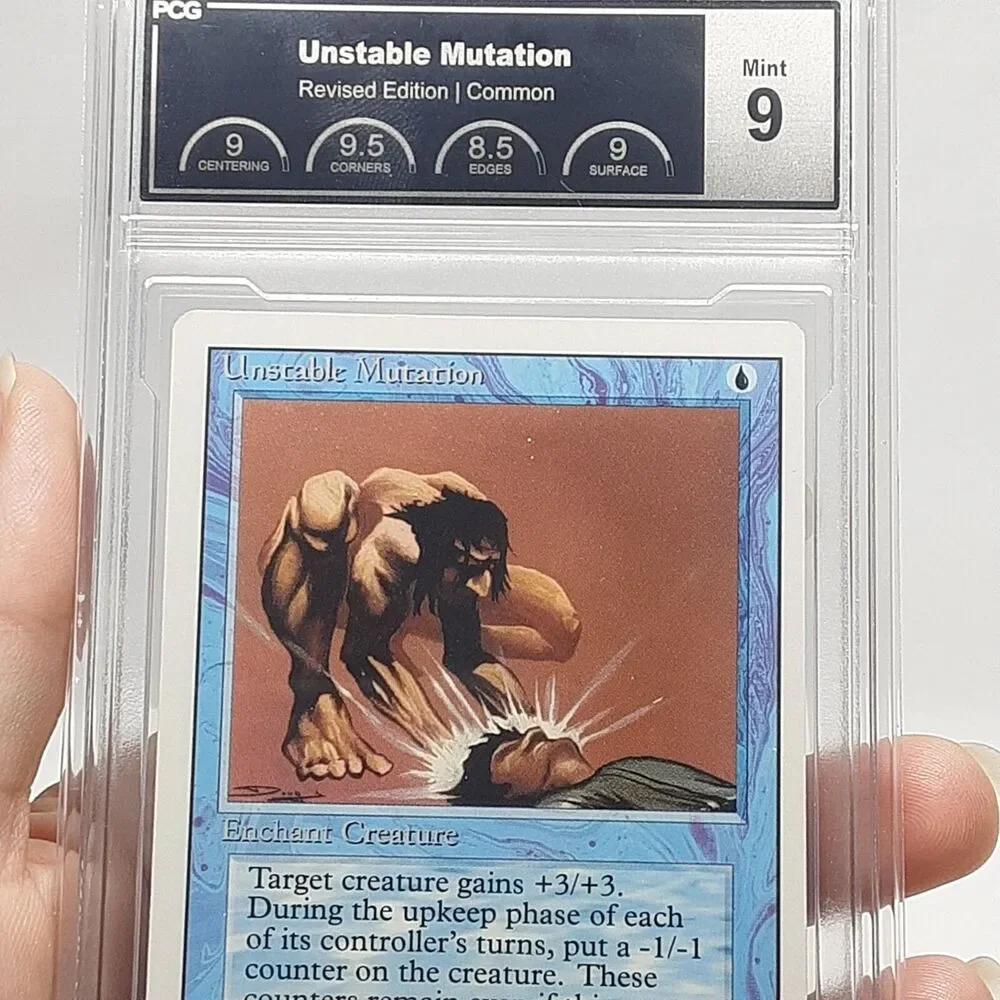 MTG - Revised - Unstable Mutation - Graded - PCG 9.0 - Vintage